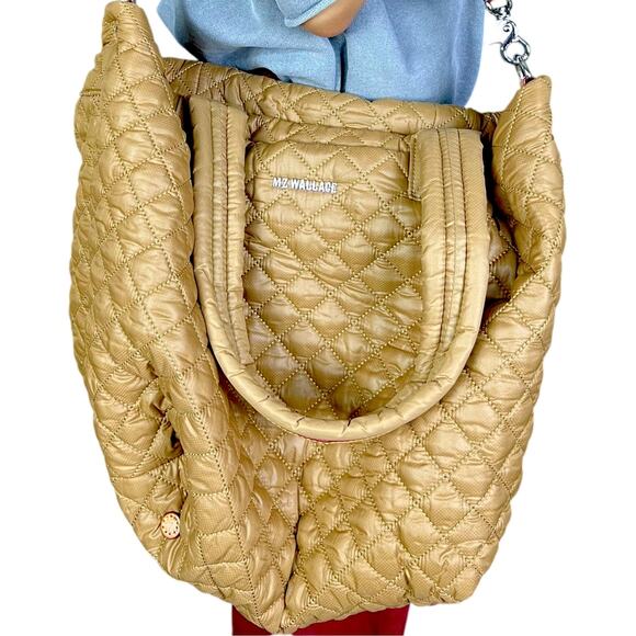 MZ Wallace Metro Deluxe Quilted Nylon Tote - $275 Retail - Picture 3 of 14